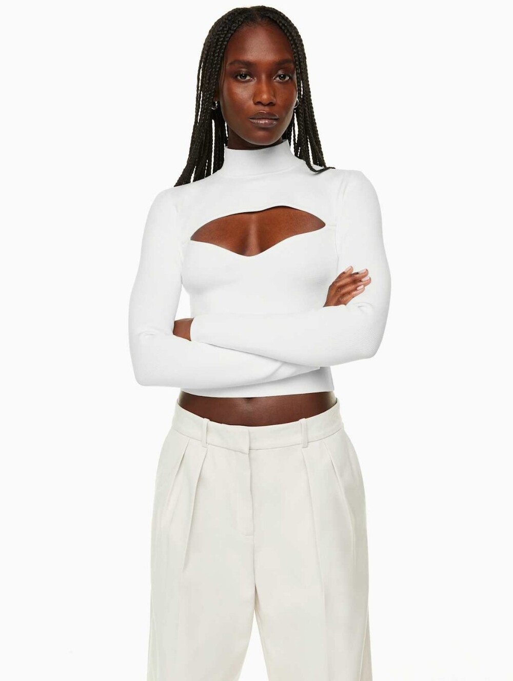 Artizia Babaton Abbott Sculpt Knit Longsleeve Preloved Top Size Extra Small